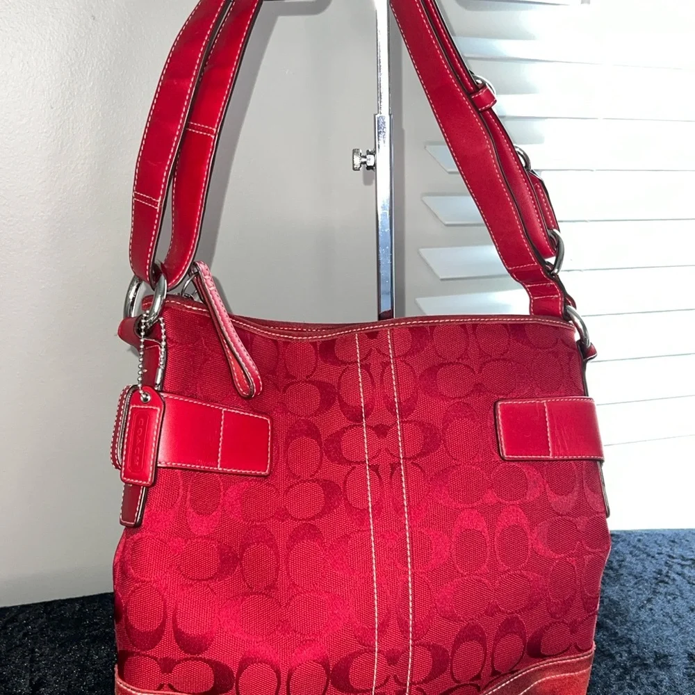 COACH Soho Bag -Red - Picture 2 of 8